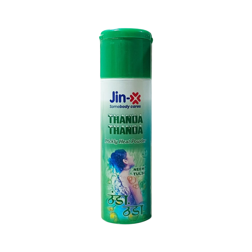 JIN-X Thanda Thanda Prickly Heat Powder (Neem Tulsi) 150gm