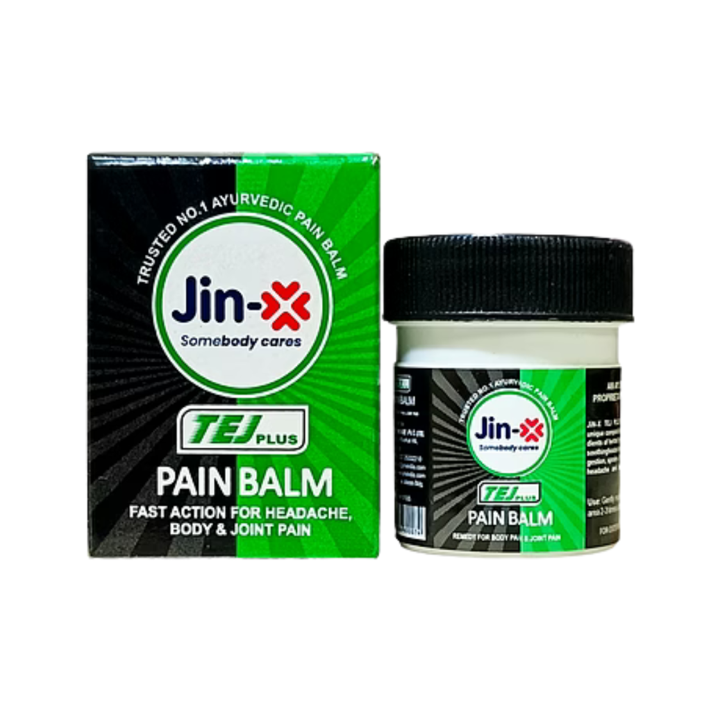 JIN-X Tej Plus Ayurvedic Pain Balm – Strong & Effective Pain Relief