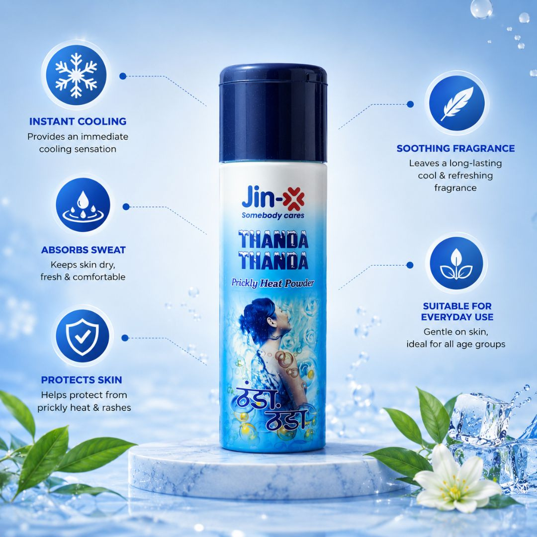 JINX Thanda Thanda Prickly Heat Powder (Regular) 150gm