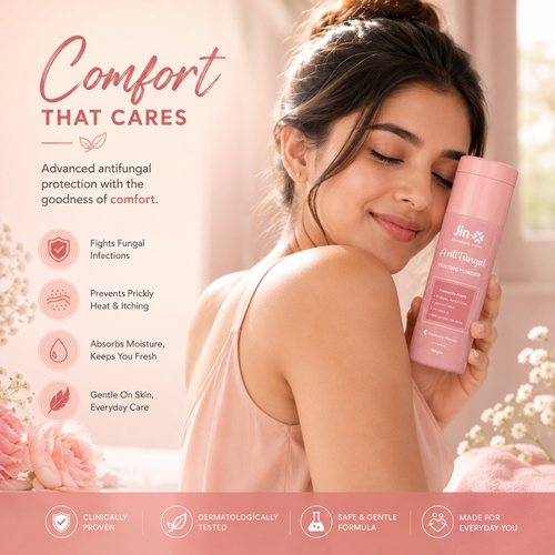 JIN-X Antifungal Dusting Powder  Skin Protection and Relief