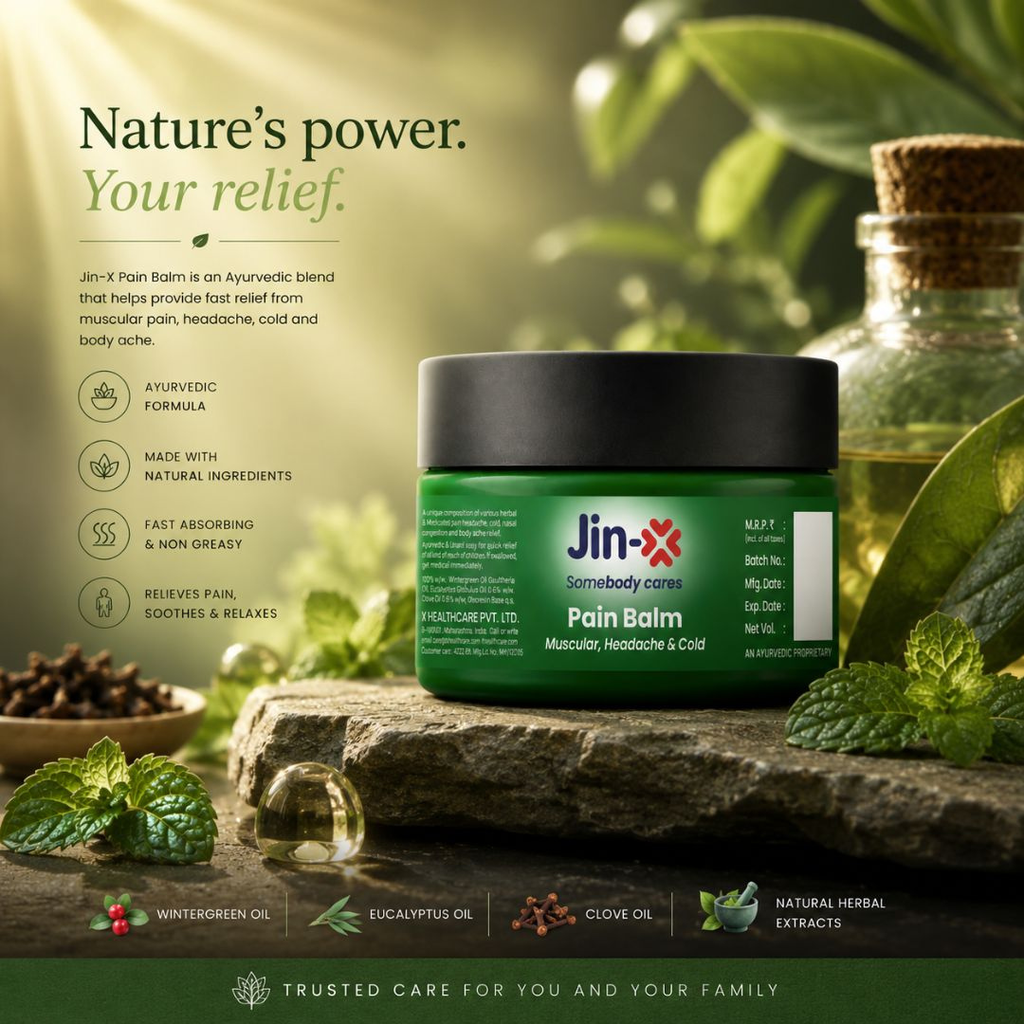 Jinx Green Pain Balm for Muscular Pain Relief