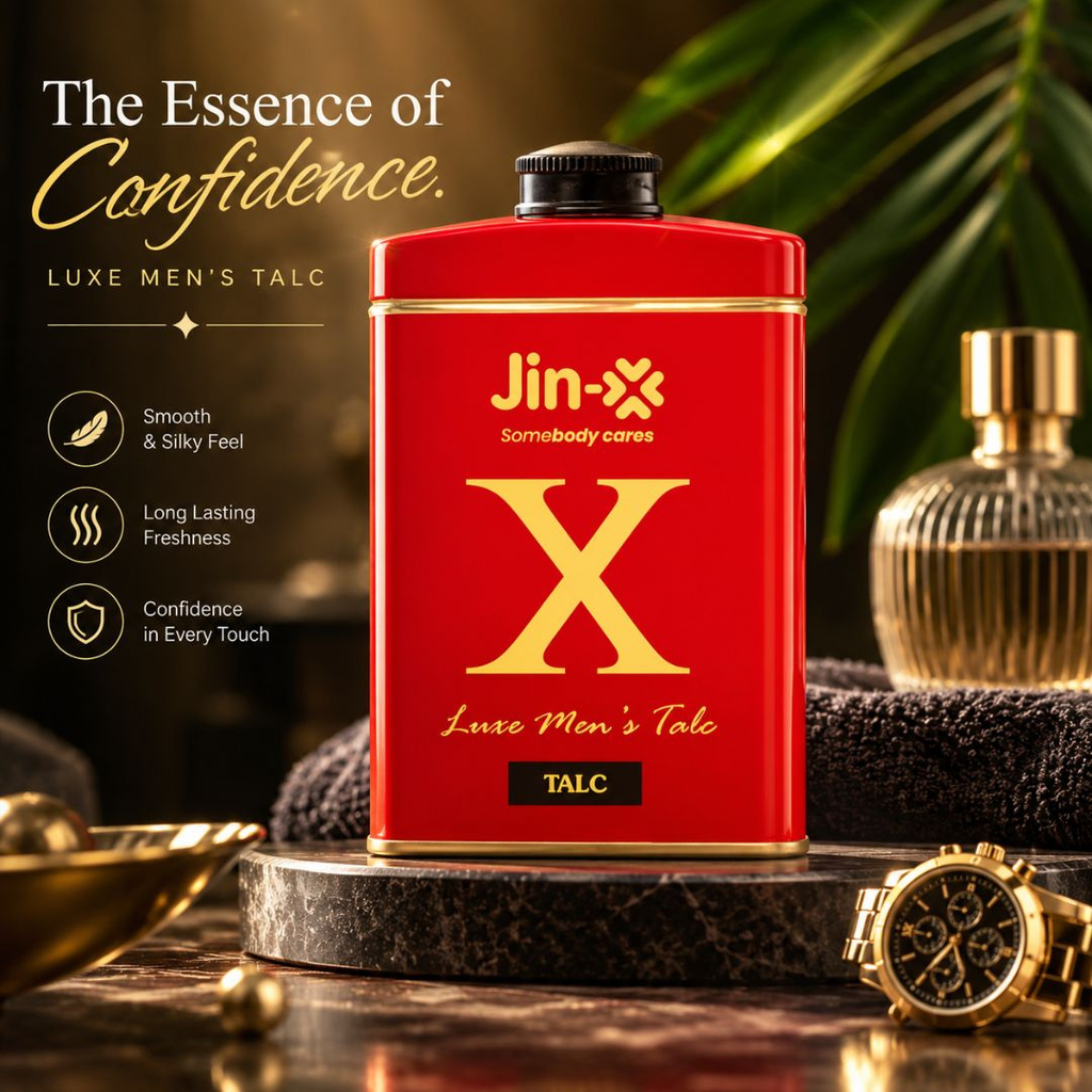Jinx X Premium Talc for Men for Long-lasting Freshness