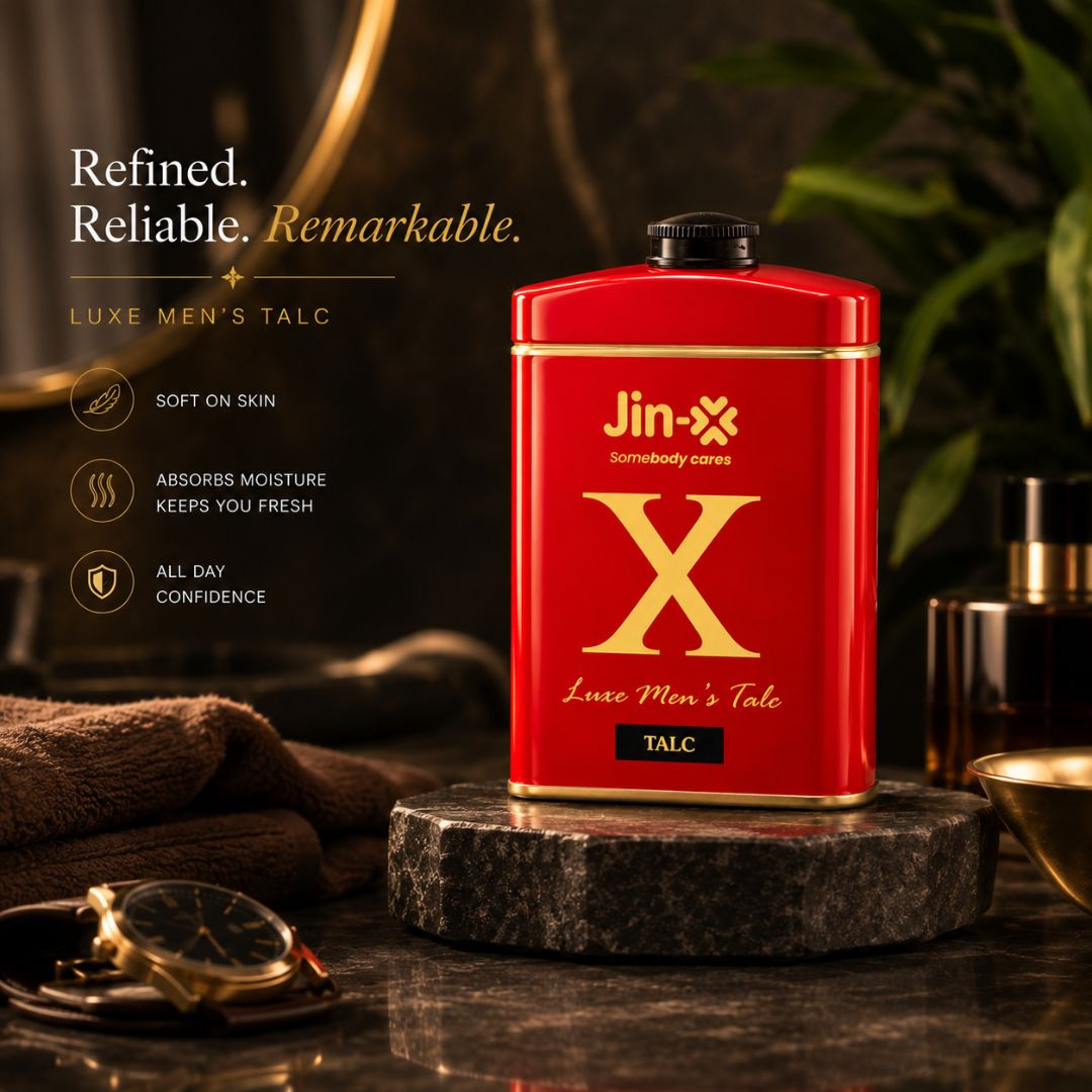 Jinx X Premium Talc for Men for Long-lasting Freshness